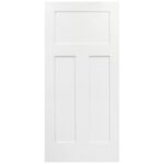 Exterior Doors - 3 Panel White